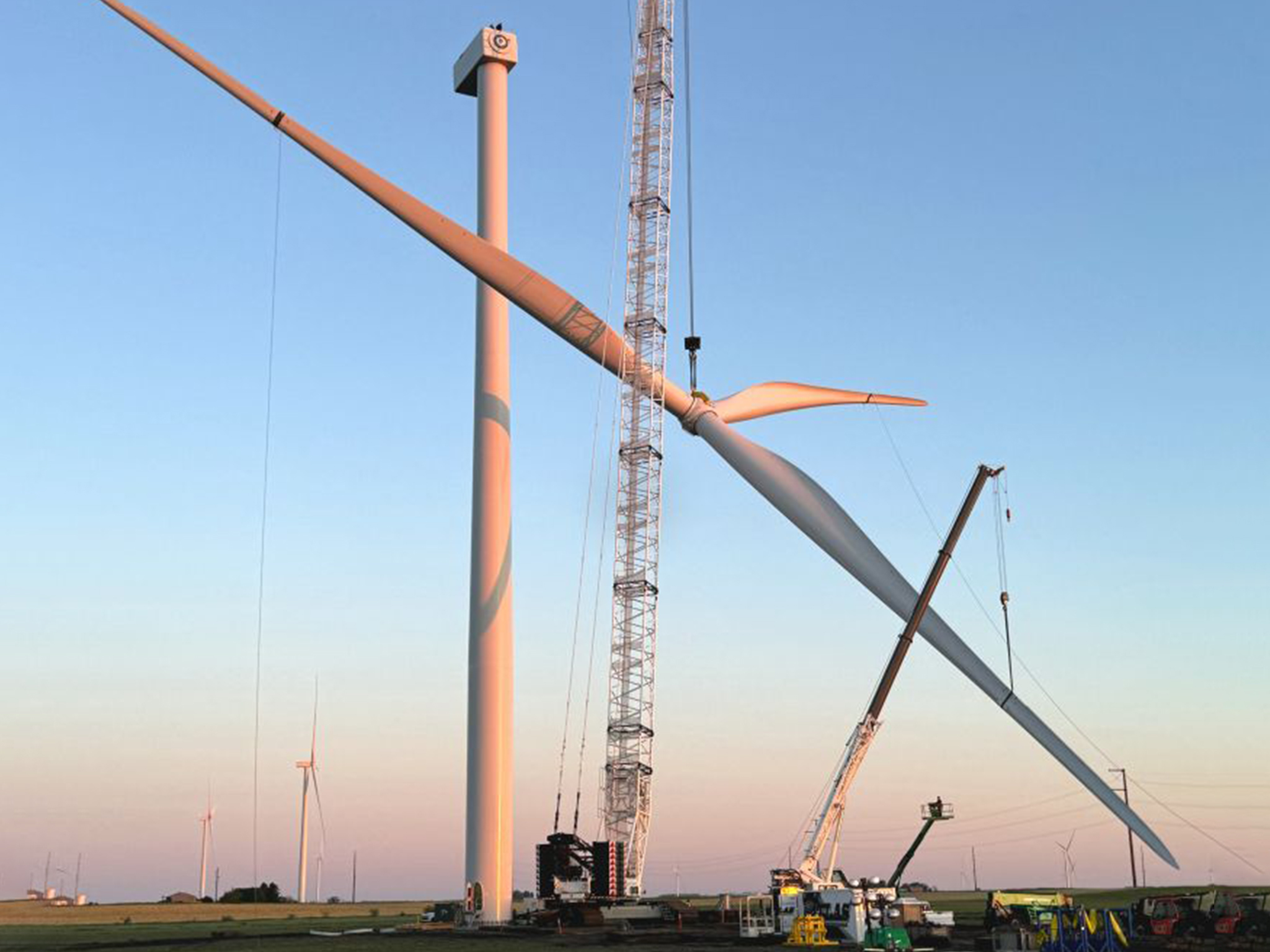 Zephyr Wind Repower getting ready to start the day